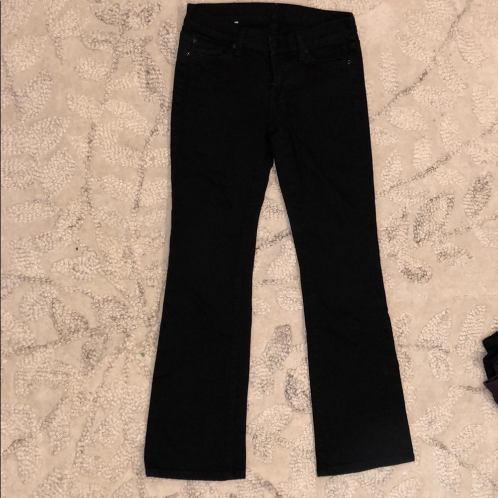 7 for all mankind black jeans